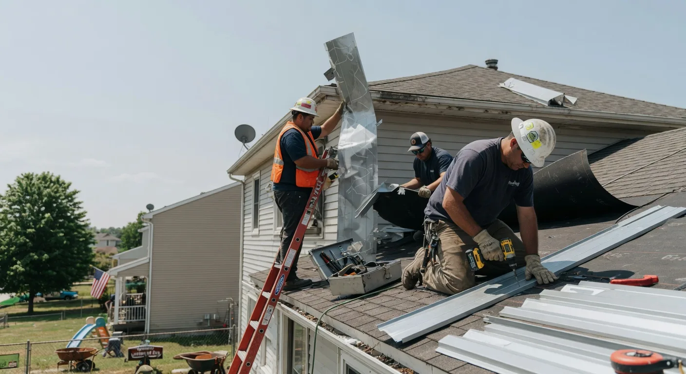 Storm Damage Metal Roof Repair in Ardsley On Hudson, NY